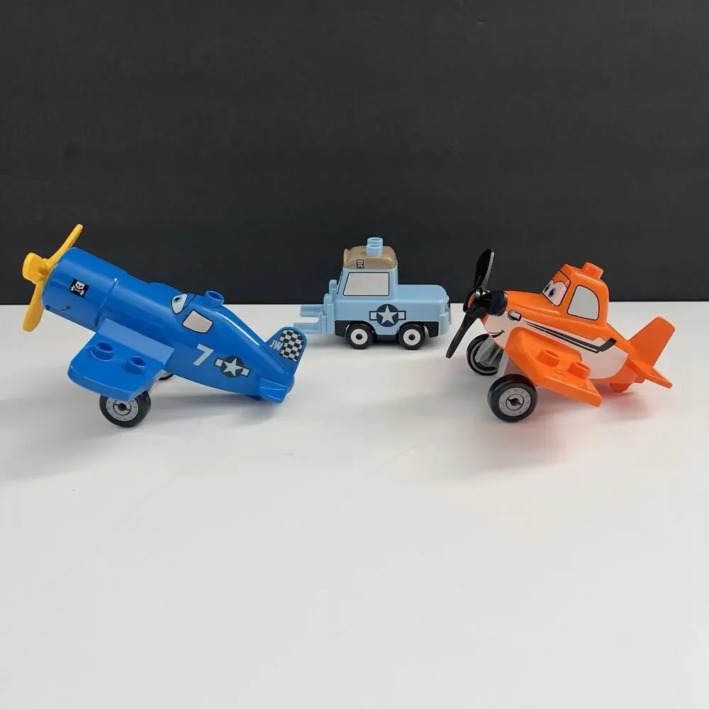 LEGO Duplo Planes Skipper's Flight School 10511 Complete Dusty Sparky Toy Set